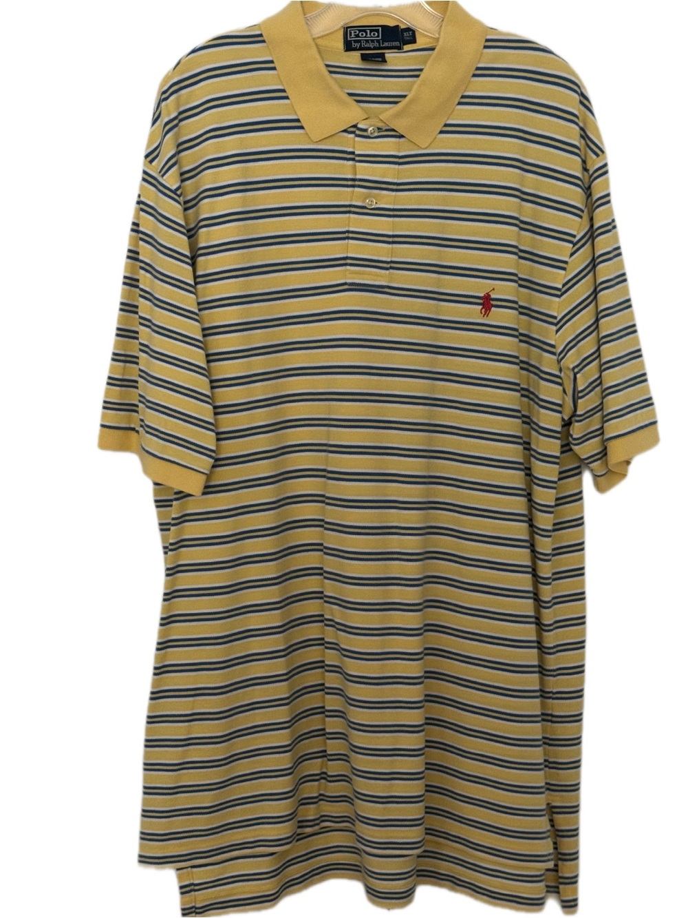 Polo by Ralph Lauren Yellow/Navy/White Striped Polo